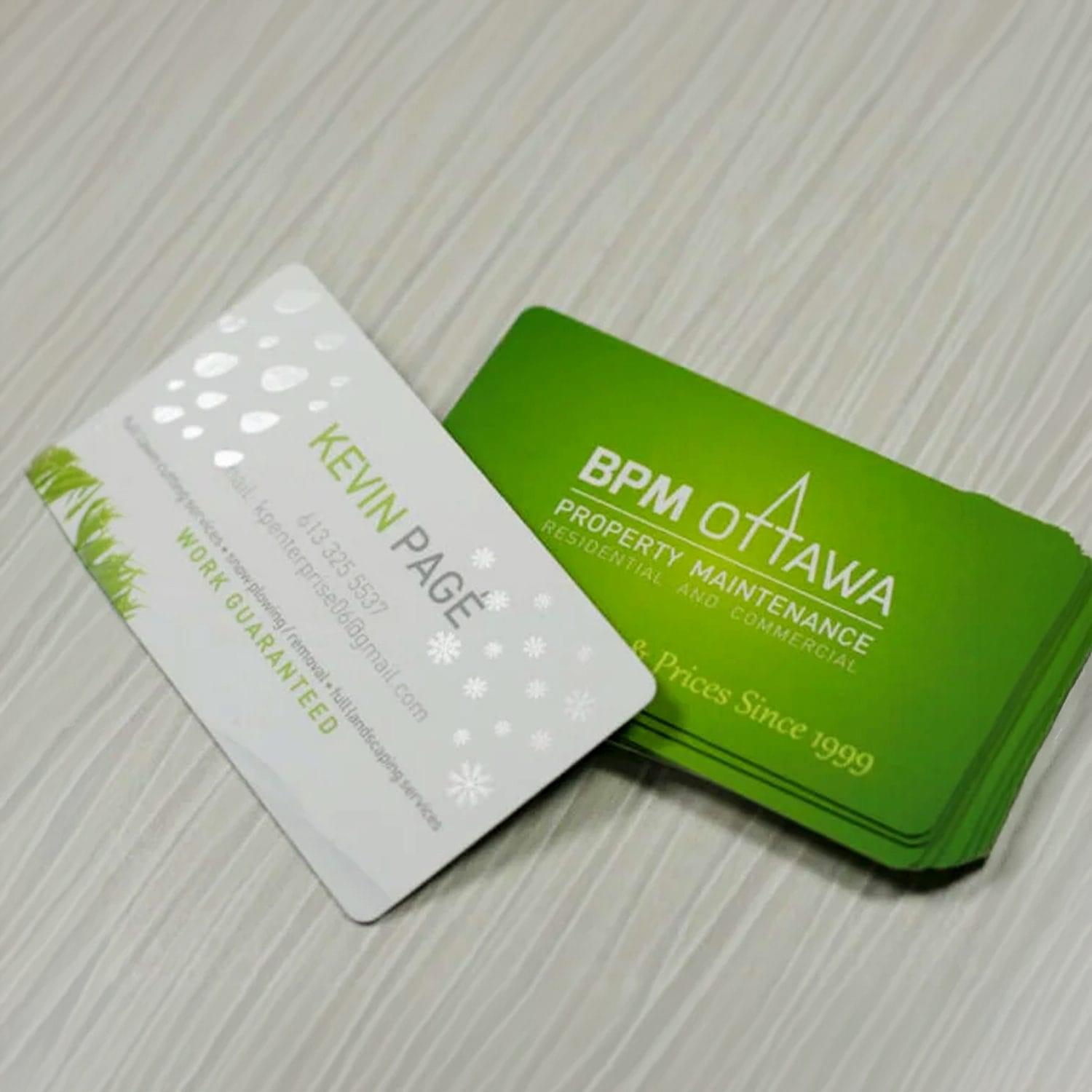 Rounded Corner Spot UV Matt Lamination 400gsm
